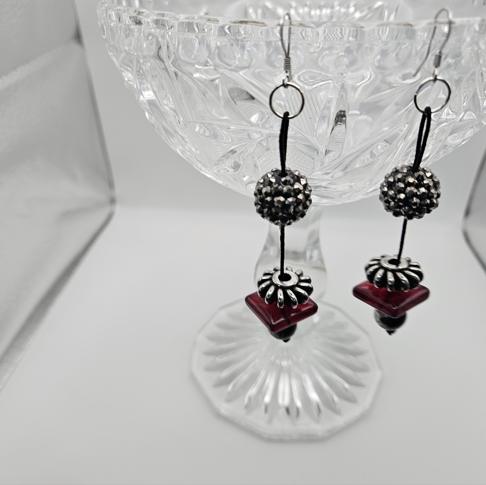 Rope dangle earrings
